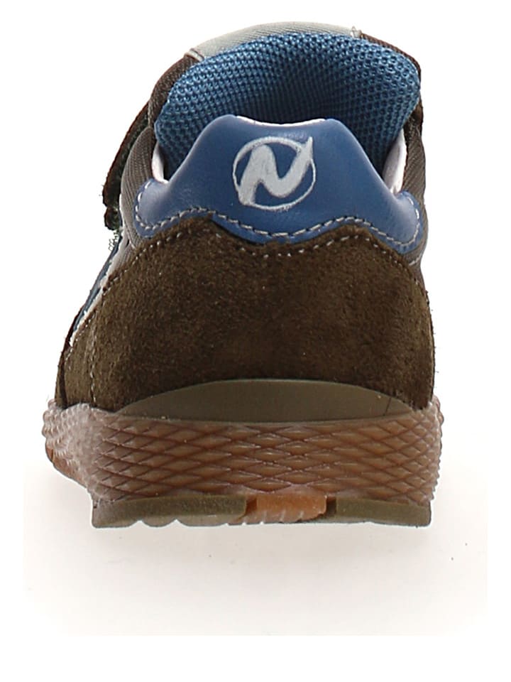 Naturino Leder-Sneakers in Khaki günstig kaufen