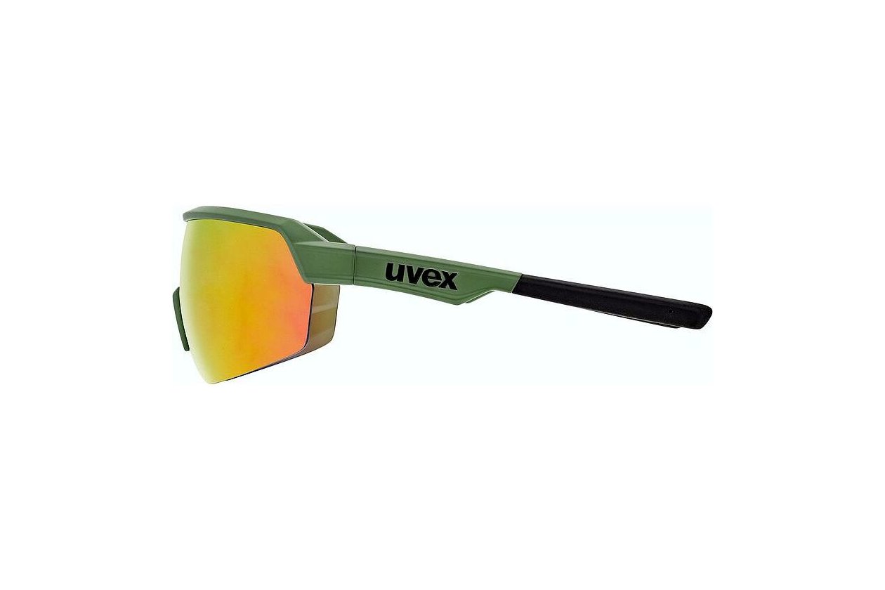 Uvex Sportstyle 227 Olive Matt / Mirror Red