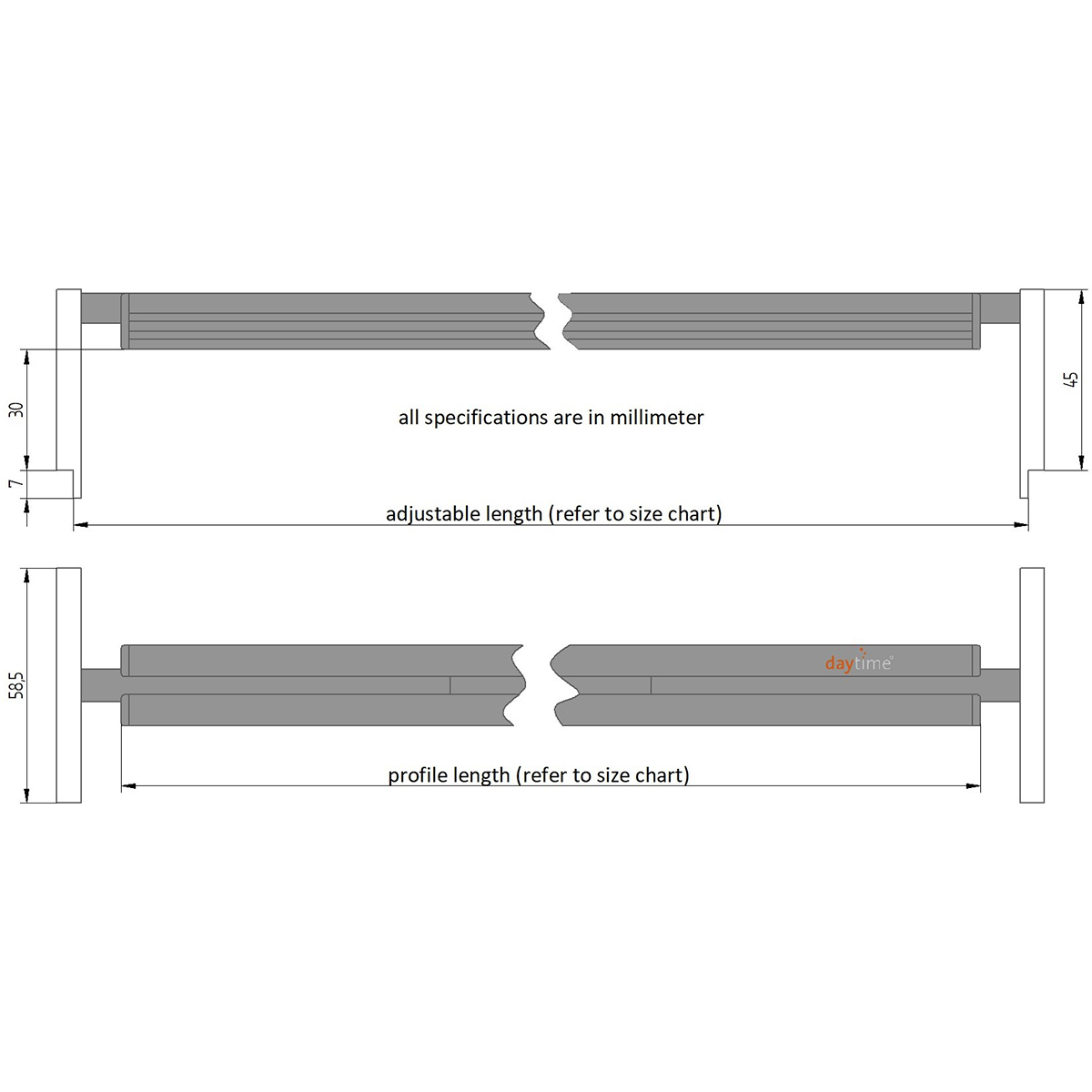 Daytime onex Acryl-Adapter Set günstig kaufen