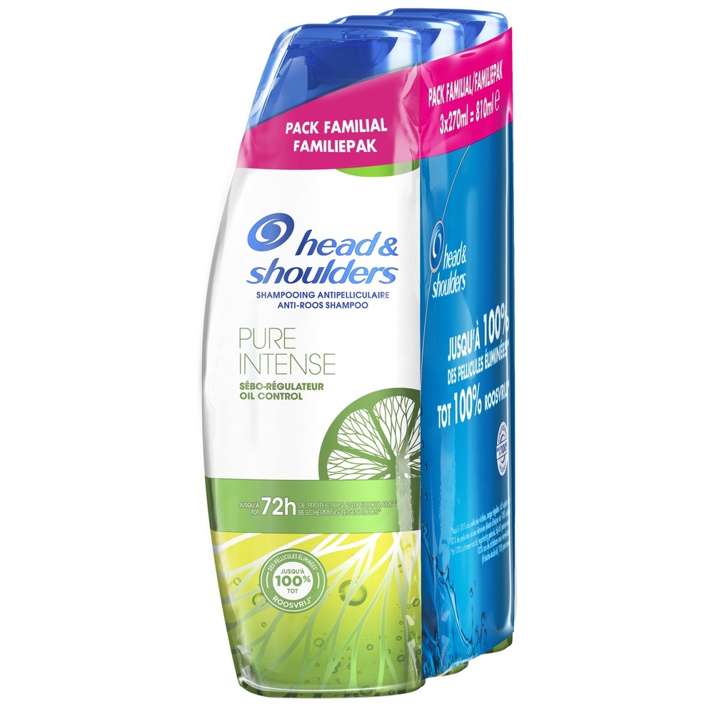head & shoulders Head & Shoulders Pure Intense Sébo-Régulateur Shampoing Shampoing