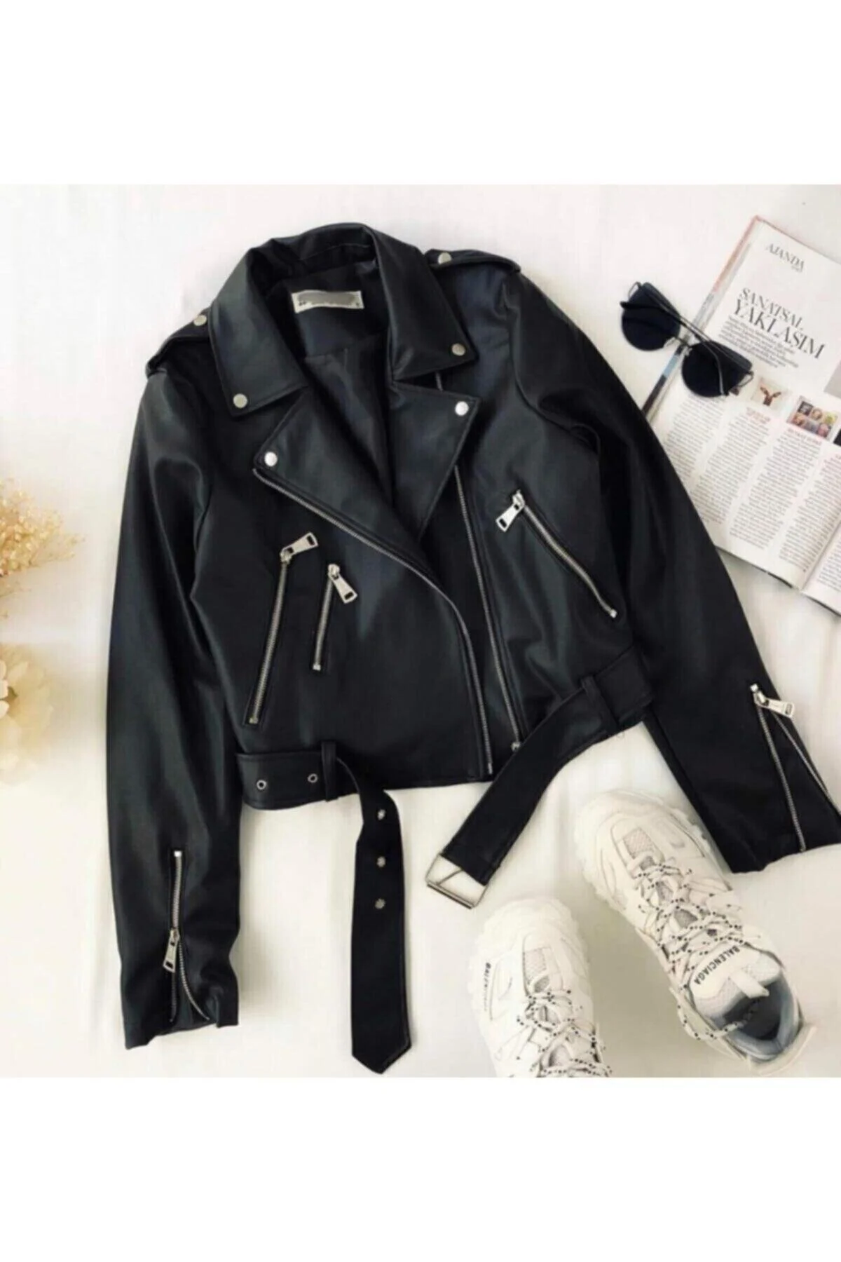 lodilife  Damen-Lederjacke