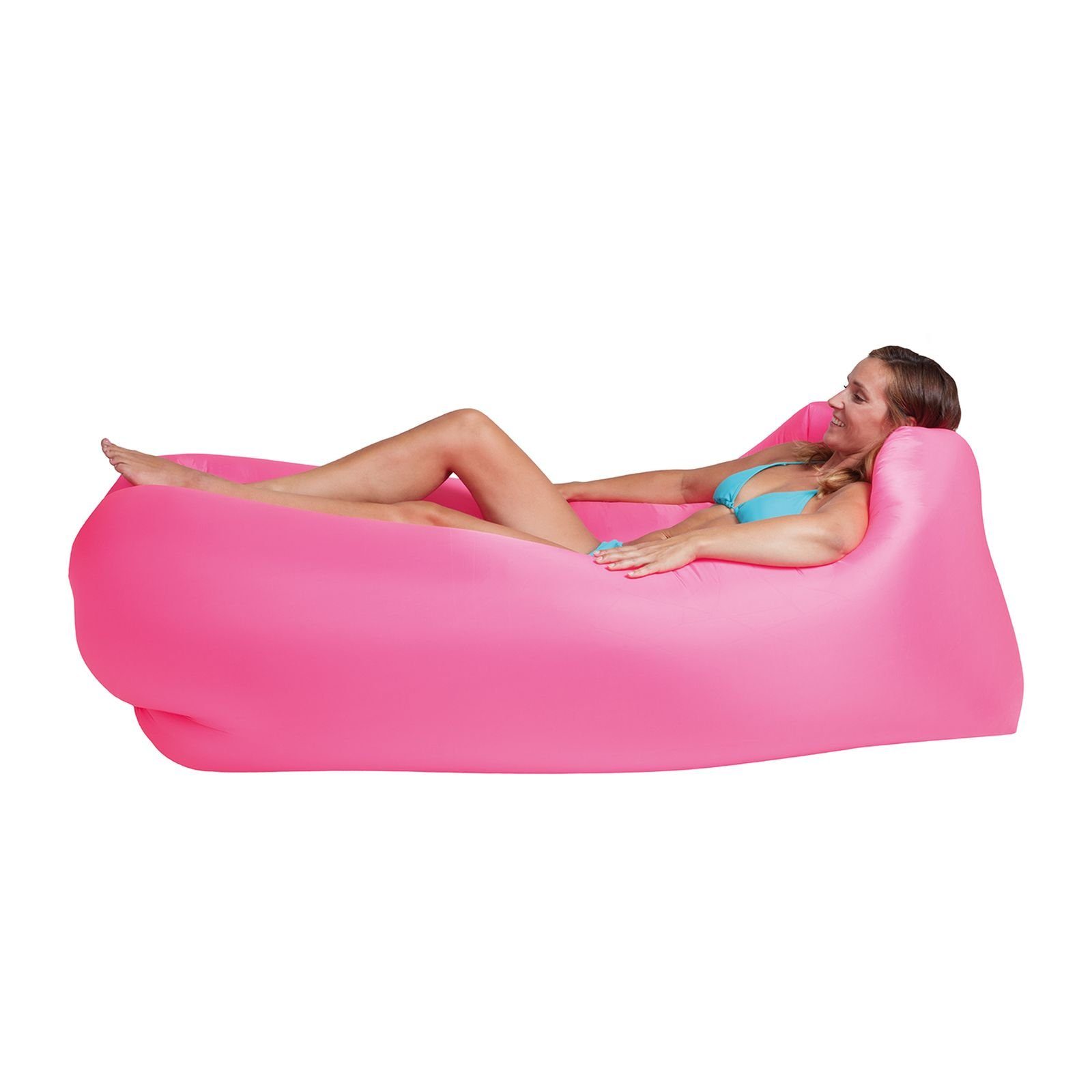 Happy People Luftbett Air Lounger To Go 2 Liegesack Sitzsack, Luft Sofa Lounge Couch Sessel Aufblasbar