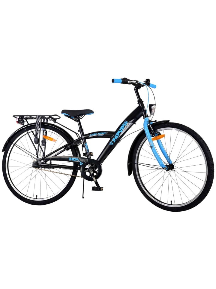 Volare Kinderfahrrad Thombike für Jungen 26 Zoll Kinderrad in Schwarz Blau 9 Jahre günstig kaufen onesize