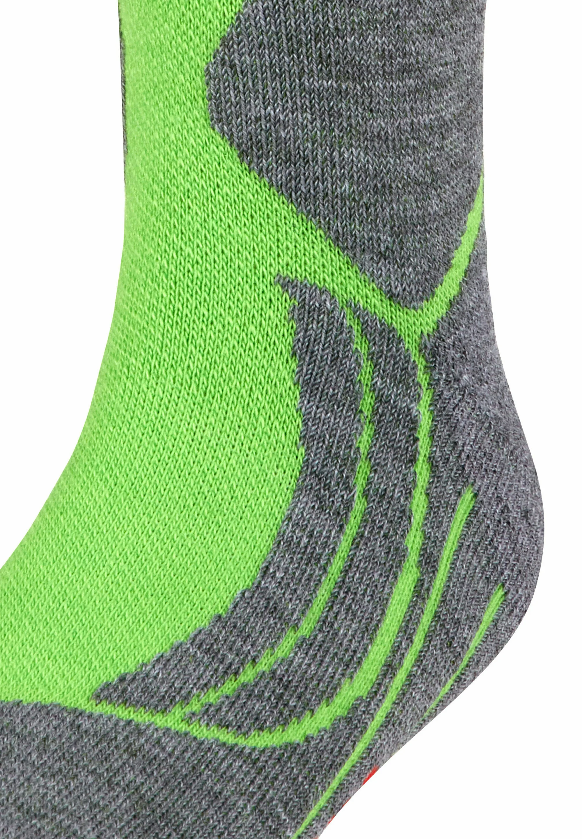 Calcetines deportivos funcionales Falke SK2 Stripes para niños, de esquí, de resistencia media, acolchados y antiampollas.