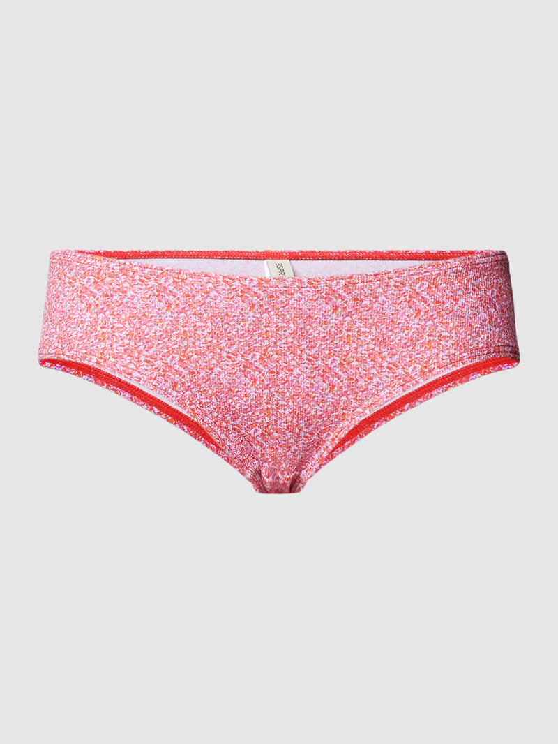 Bikini-Hose mit Allover-Muster Modell 'KRIBI' in pink