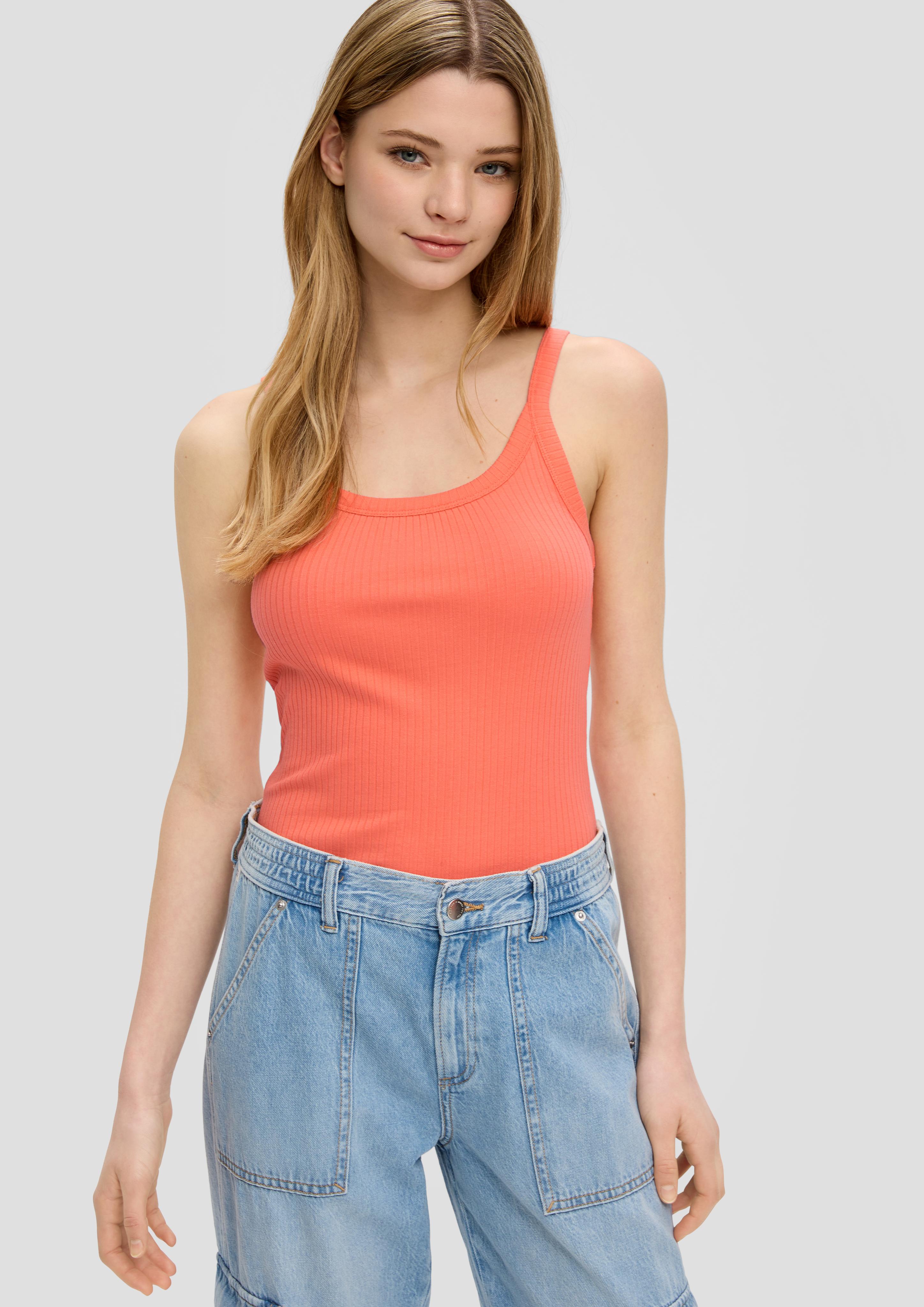Tank Top mit Rippstruktur  2152024-2347