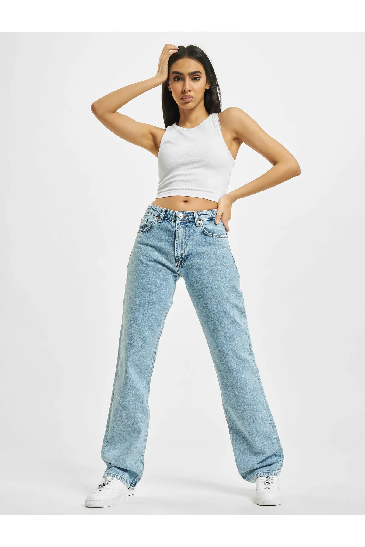 2Y  Damen 2Y Ladies Basic Mom Jeans