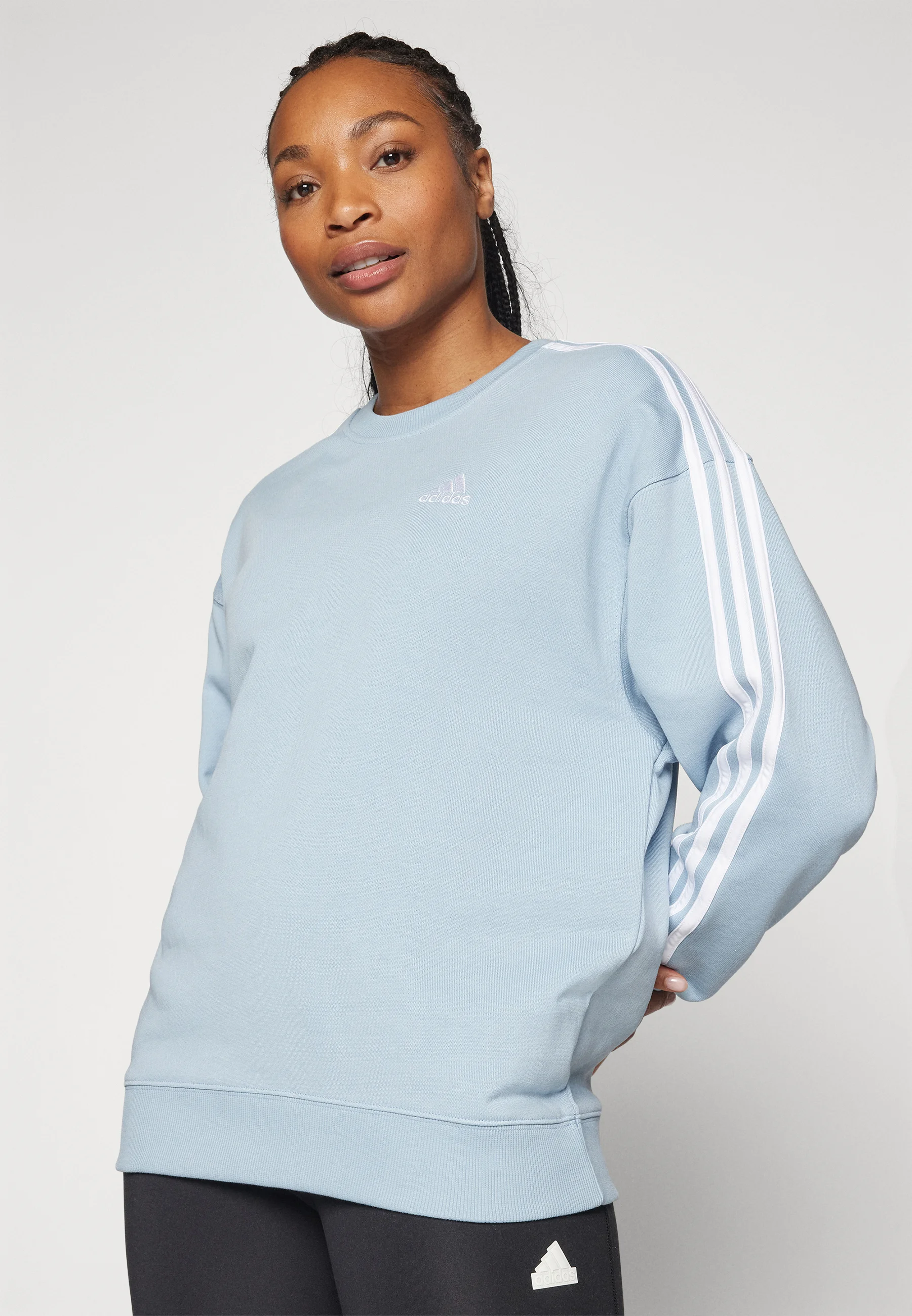 adidas Sportswear ESSENTIALS 3 STRIPES FRENCH TERRY - Sudadera