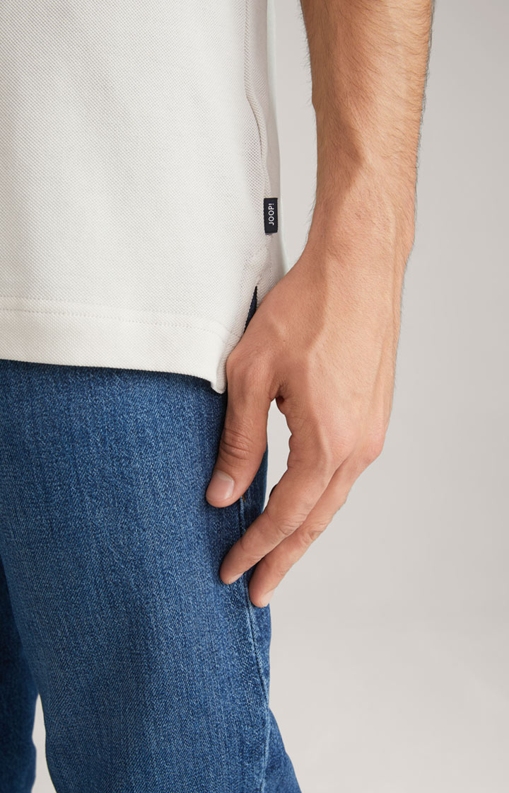 Baumwoll-Poloshirt Primus in Offwhite