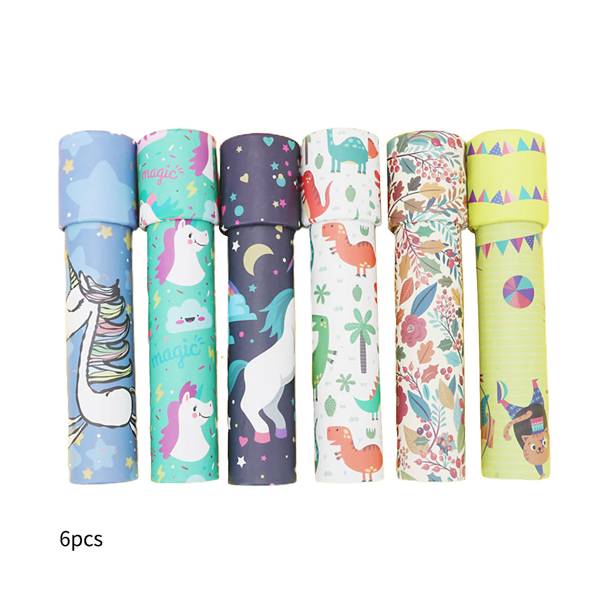 frler 6 Stück Kaleidoskop Set Kinder Mitgebsel Mitbringsel für Kinder