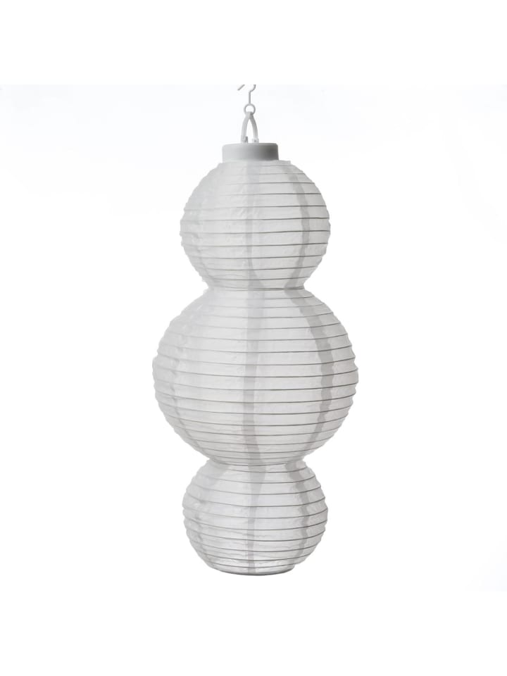 MARELIDA XL LED Solar Gartenlampion H: 60cm Lichtsensor in weiß günstig kaufen onesize