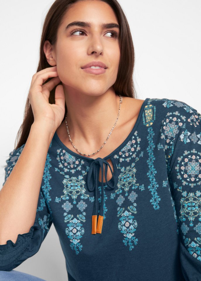 Shirt-Tunika, 3/4-Arm