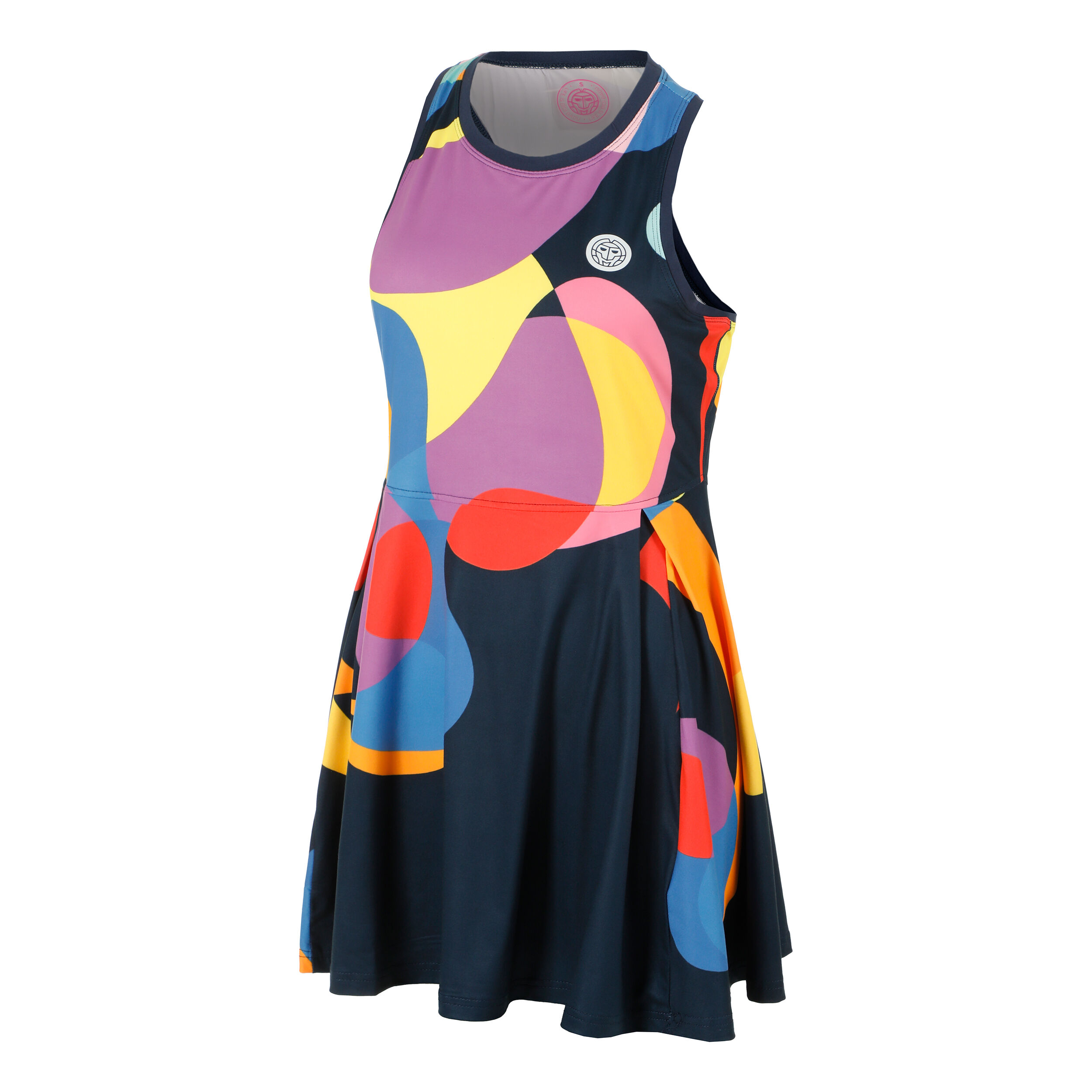 Twiggy Kleid Damen - Dunkelblau, Mehrfarbig