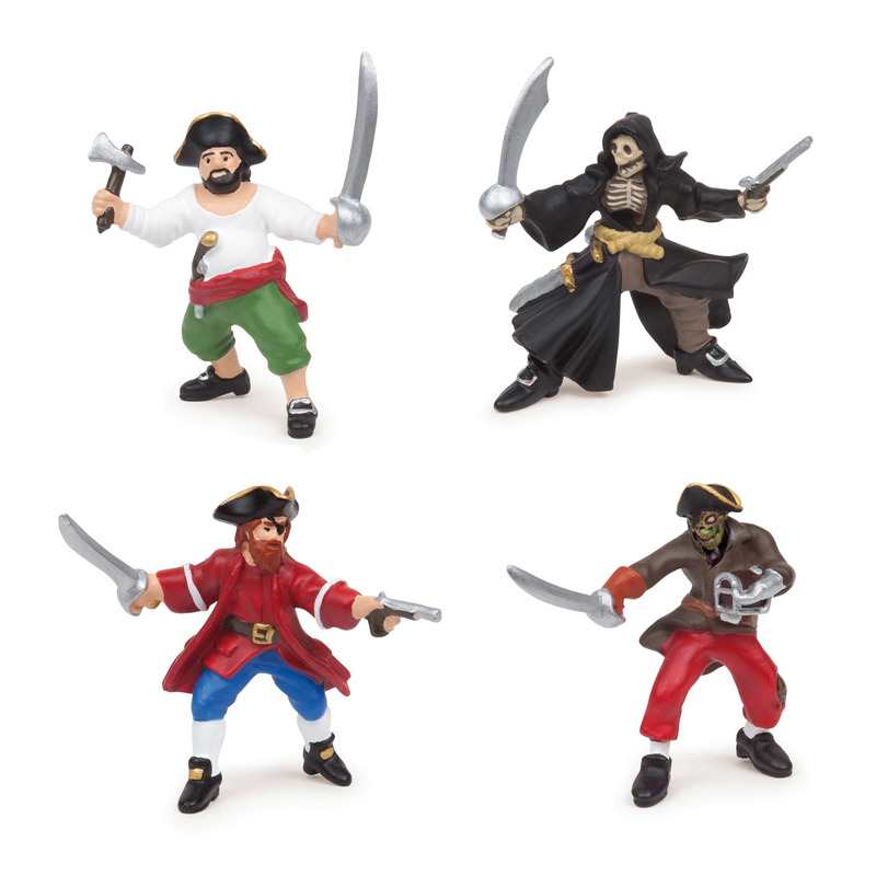Coffret figurines Mini Tub's pirates & corsaires Papo
