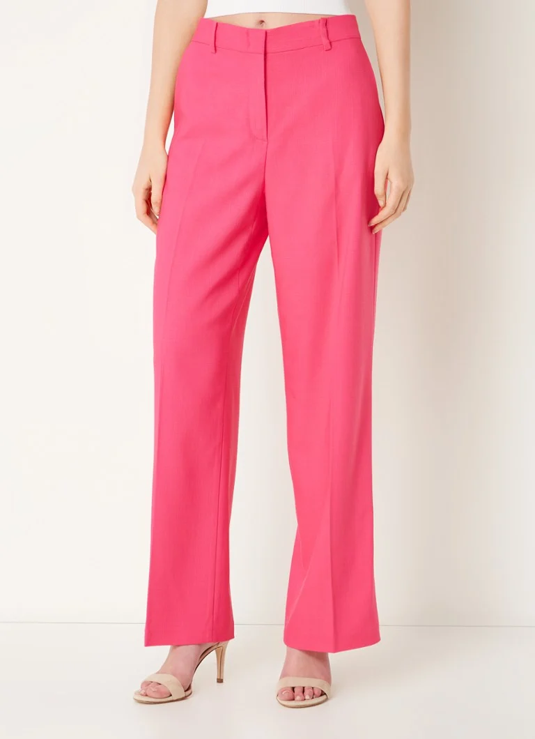 Pantaloni Gerry Weber Hoose, lejeri, cu talie înaltă și cu buzunare laterale.
