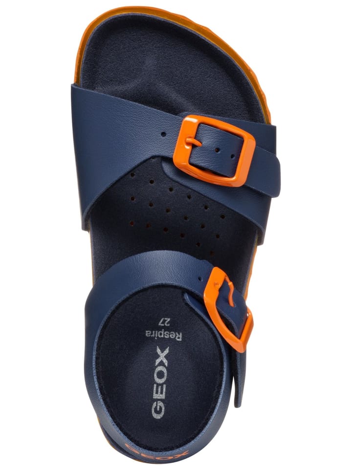 Geox Sandalen in Navy/Orange günstig kaufen
