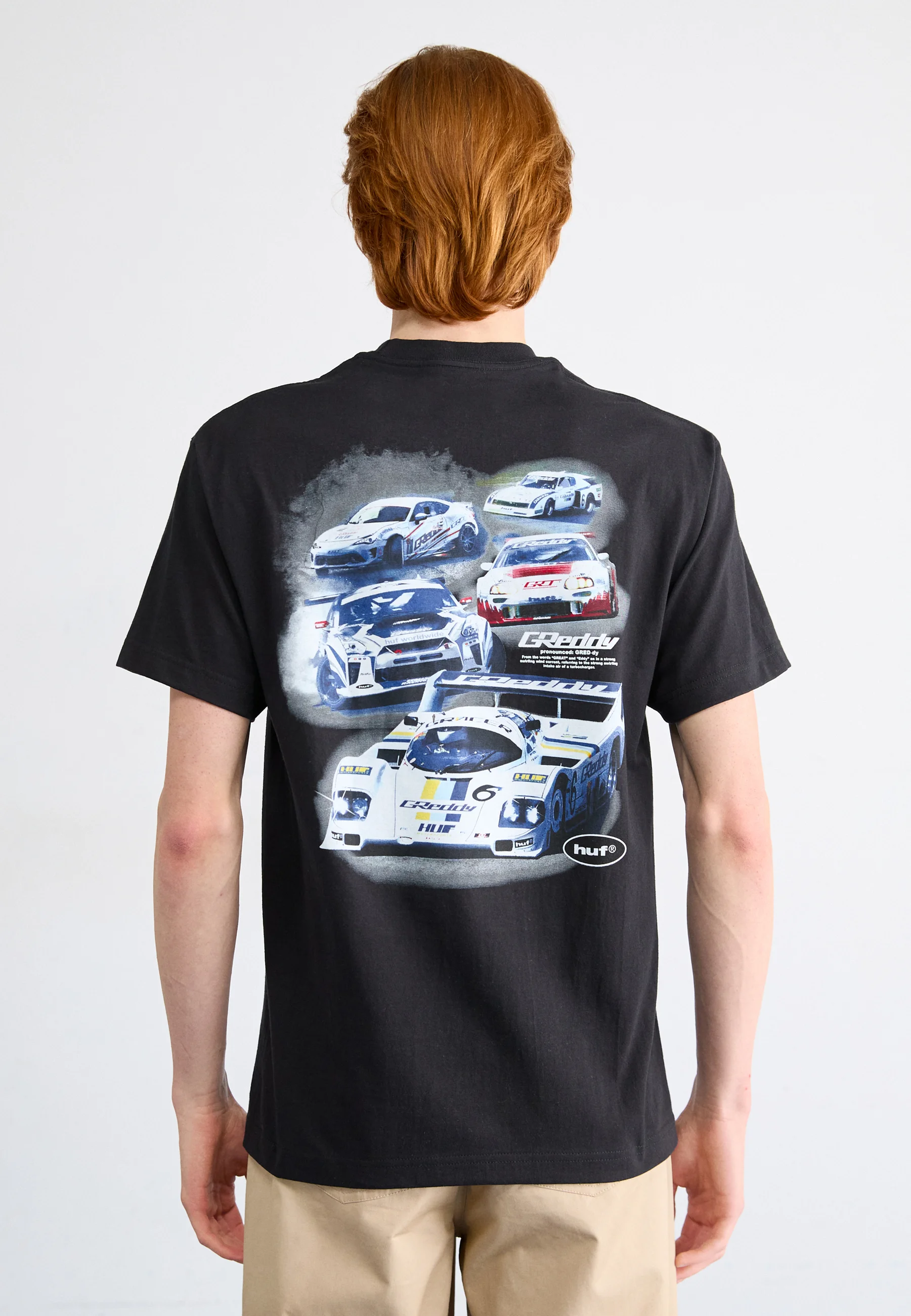 HUF GREDDY TEE - Camiseta estampada