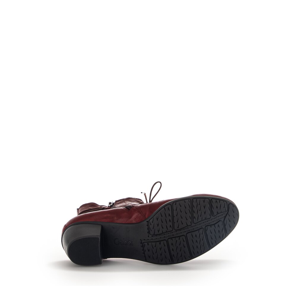 Gabor fashion Schnürstiefelette rot