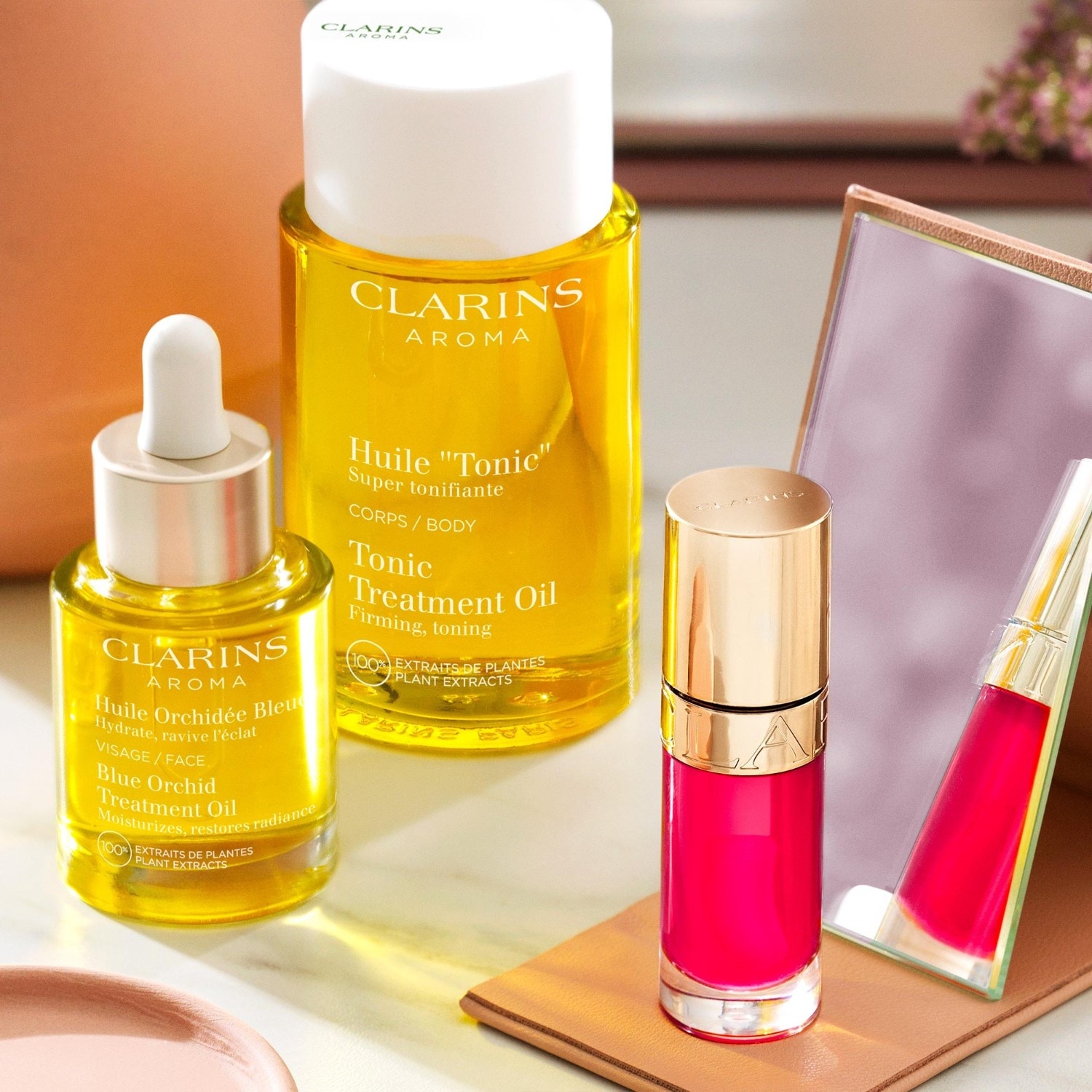 Clarins orchidea kék olaj