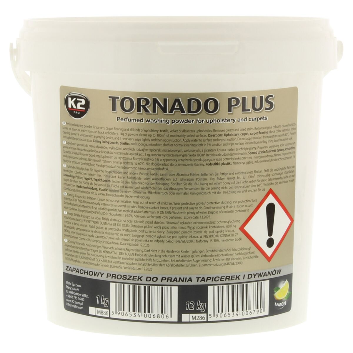 K2 TORNADO PLUS Polsterreiniger 1kg