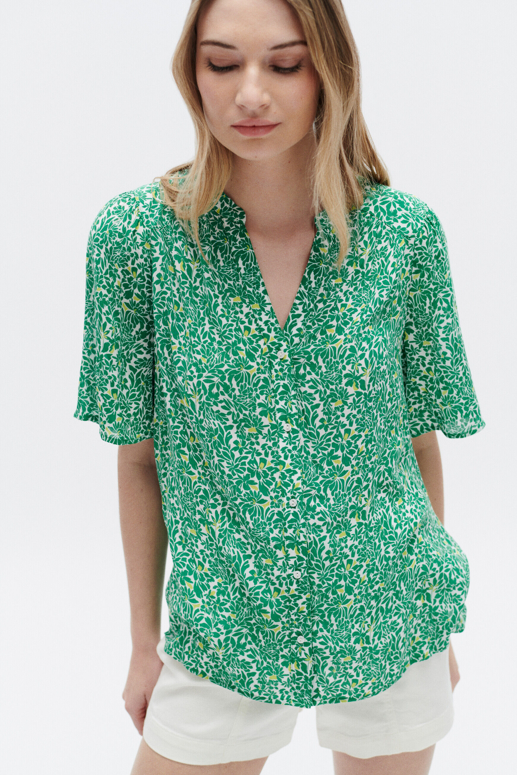 Blouse carla1 vert menthe femme