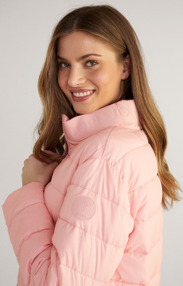 Steppjacke in Rosa