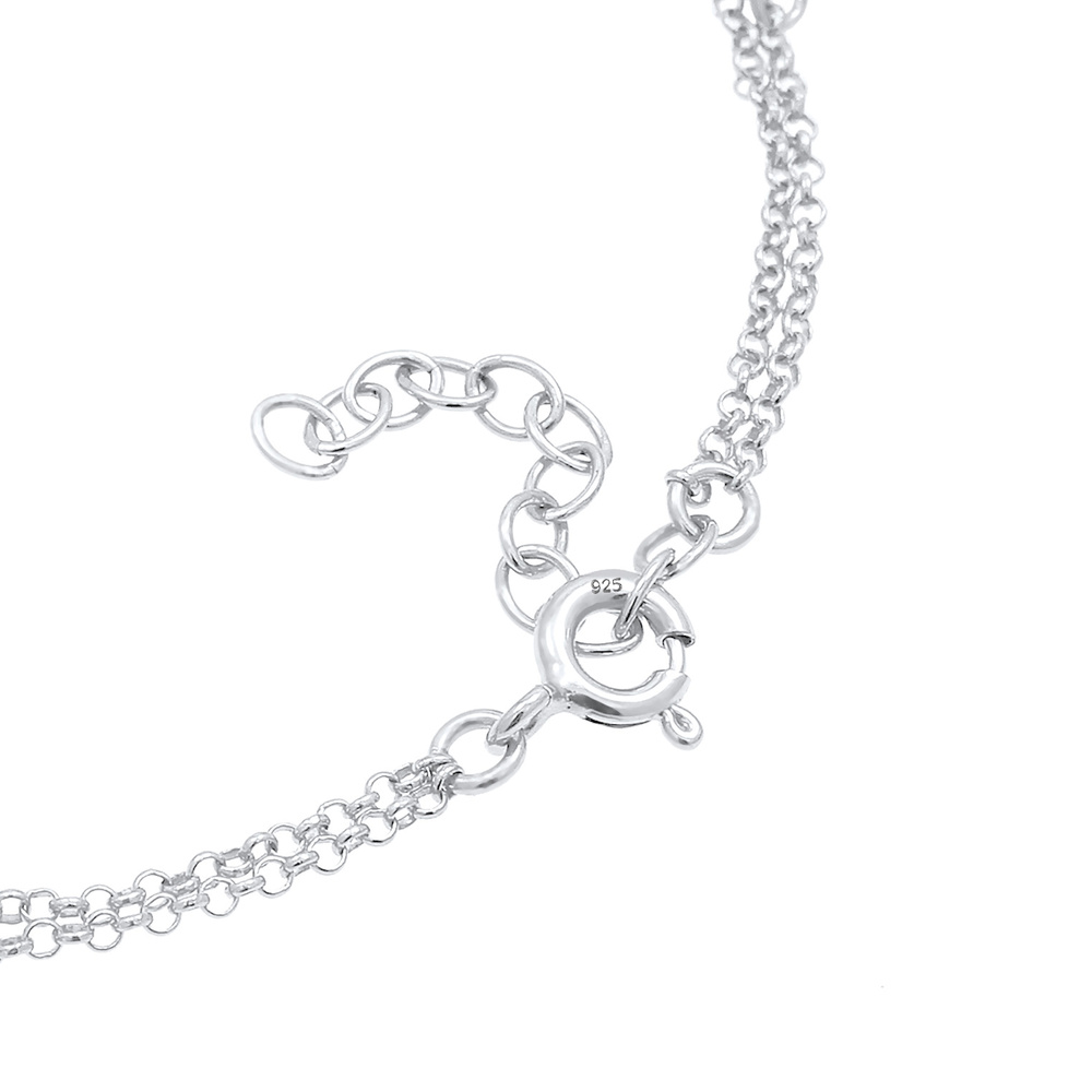 Elli Elli Bracelet Pendentif féminin en perle de culture d'eau douce, et en 925/1000 a Bracelet