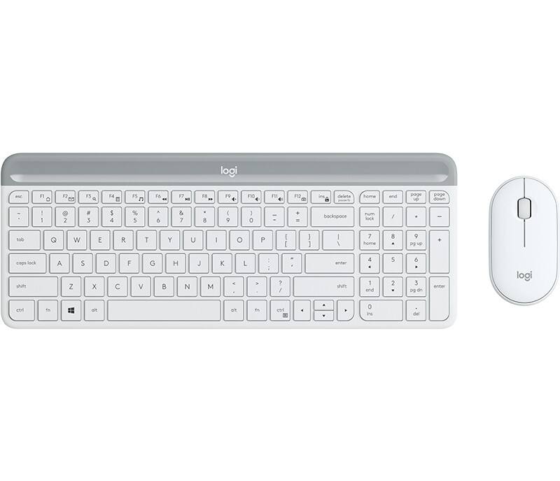 Logitech Tastatur MK470 QWERTZ Weiß