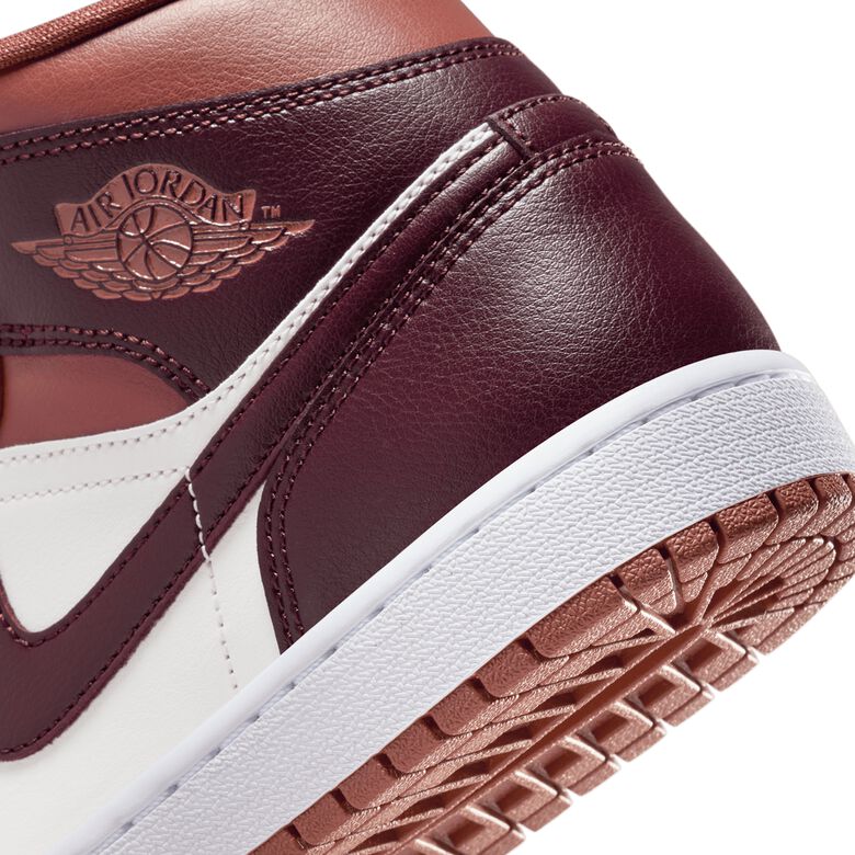 JORDAN Wmns Air Jordan 1 Mid dusty peach/night maroon/sail/white