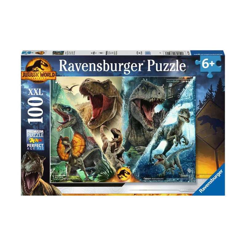 Puzzle Les espèces de dinosaures Jurassic World 100 pièces XXL