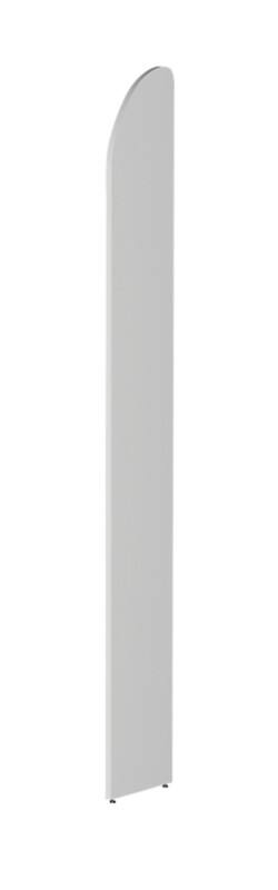 Kerkmann Abschlusswange Regalsystem Dante Rückwand Weiß 19 x 325 x 2.250 mm