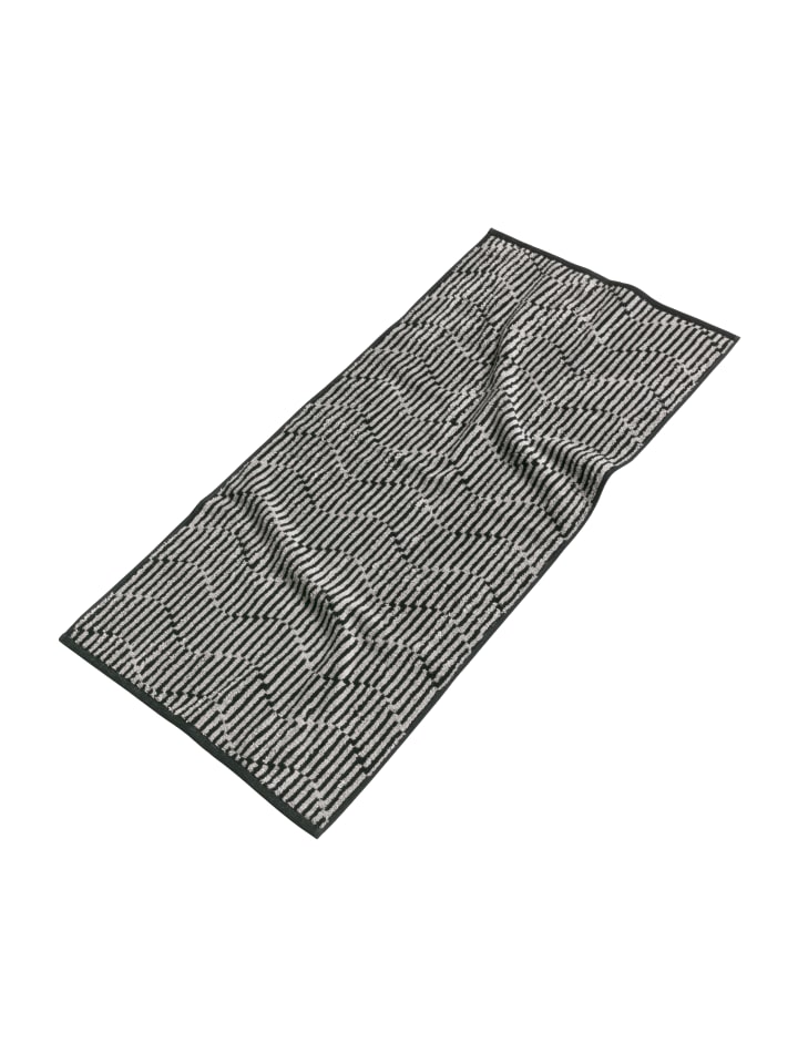 Möve Handtuch Illusions in cashmere/black günstig kaufen 50 x 100 cm
