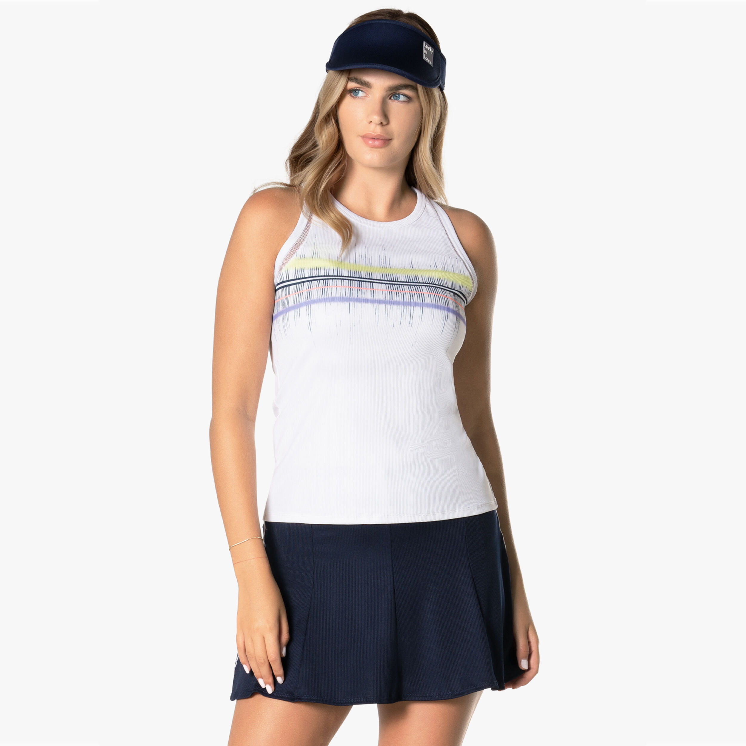 Grand Slam Tank W/Bra Tank-Top Damen - Weiß