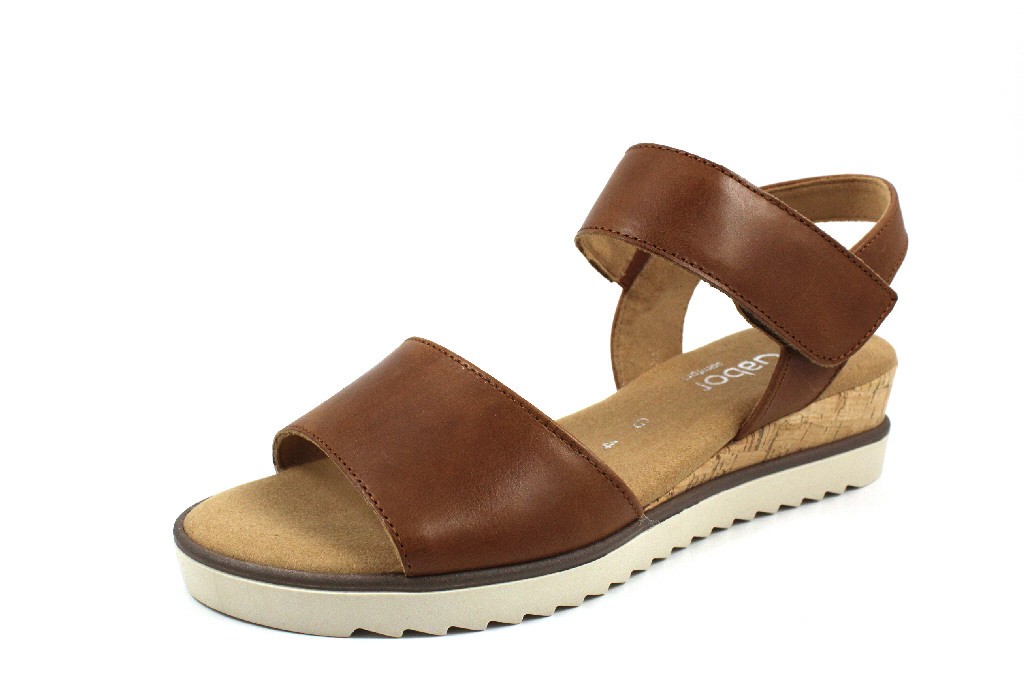 GABOR Keilsandalen braun Comfort Keilsandalette