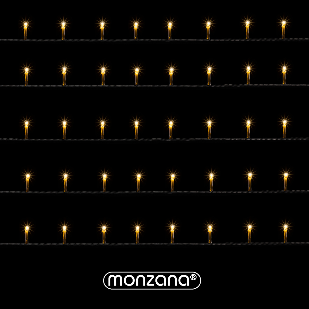 Casaria monzana® Lichterkette 400 LED 40m warm weiß