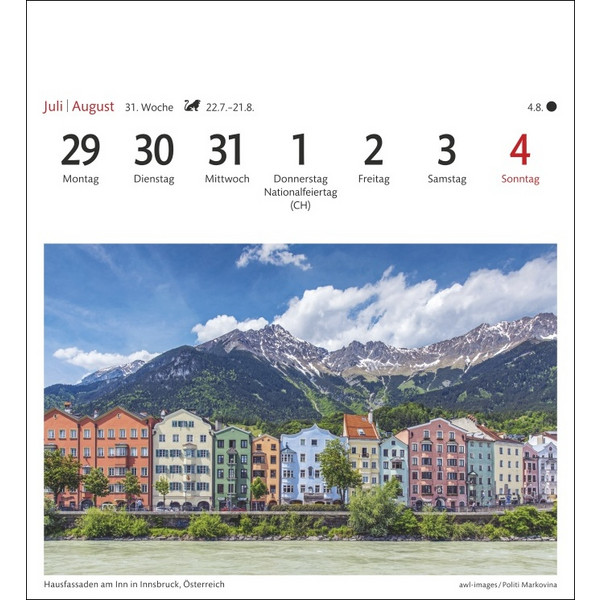 ALPEN SEHNSUCHTSKALENDER 2024. 53 POSTKARTEN - Kalender