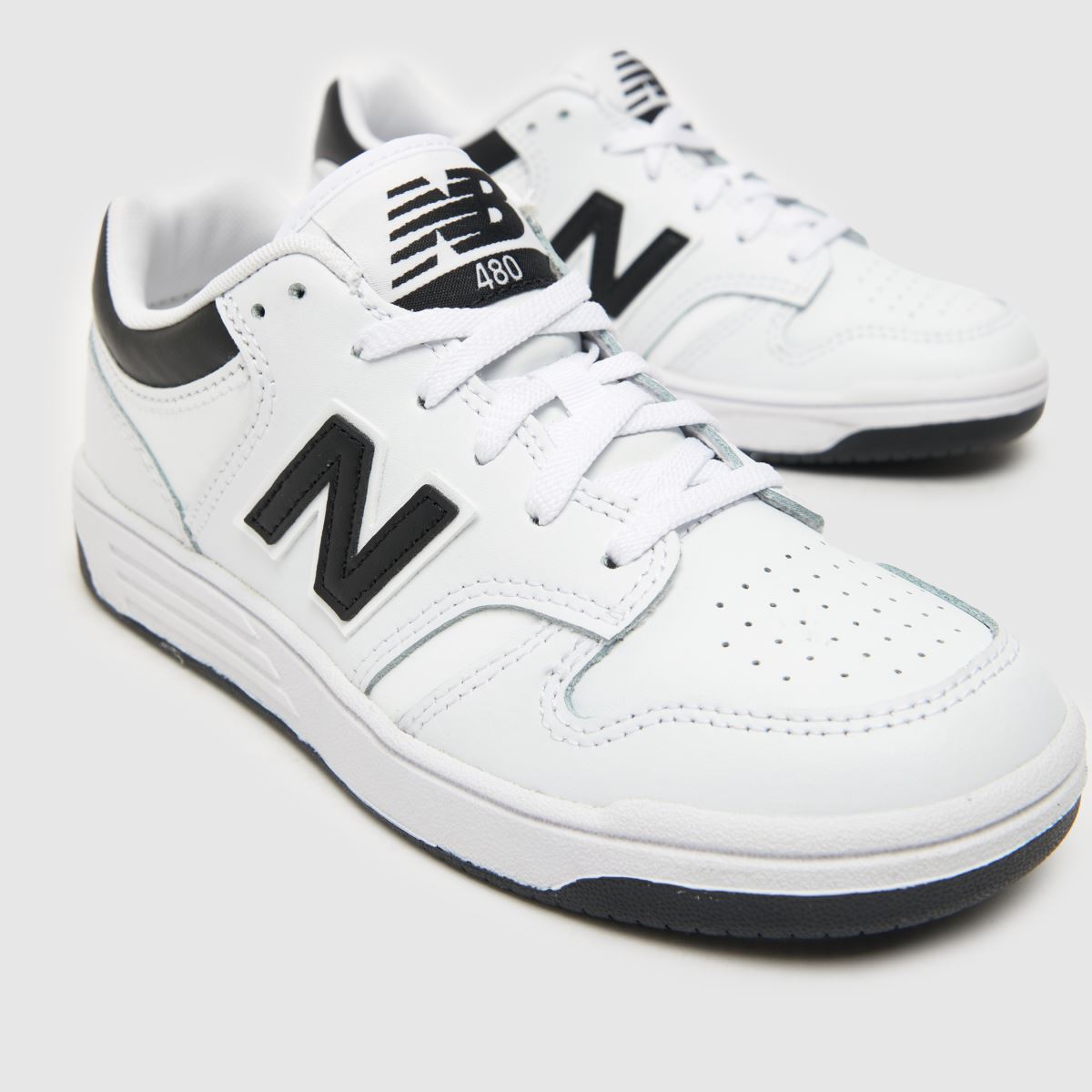 New Balance fehér és fekete 480 Junior cipők