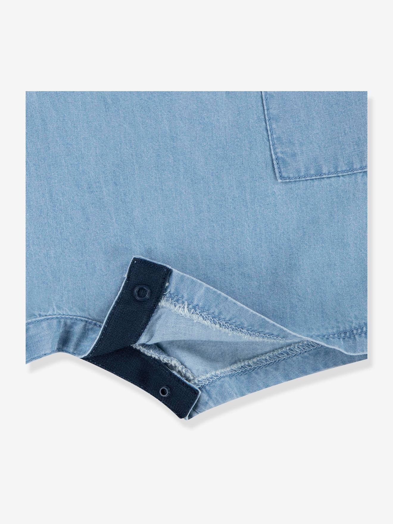 Levis Baby-Set: Overall & Sonnenhut Levi's - gebleicht