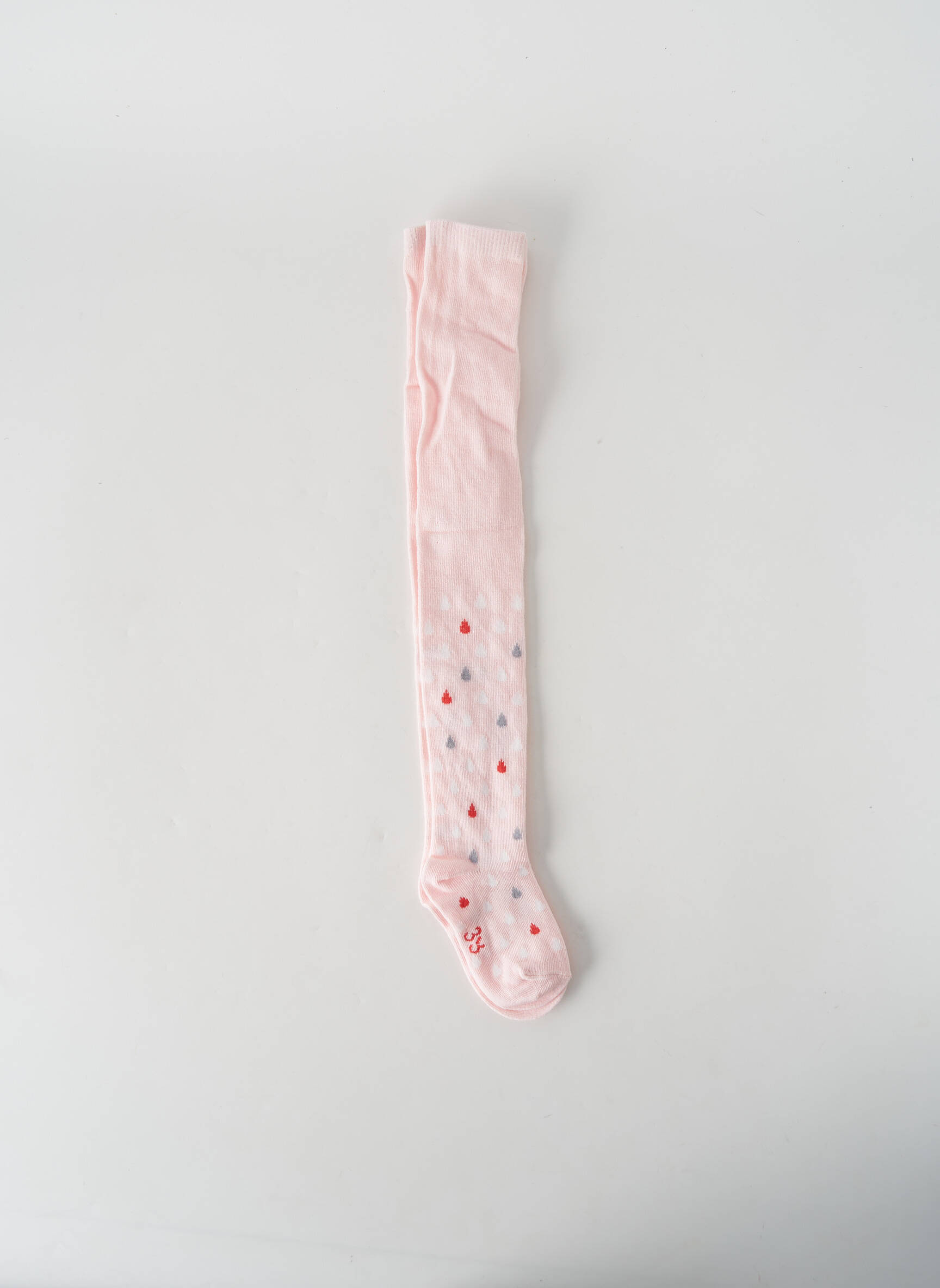 3 Pommes Collant Fille couleur rose