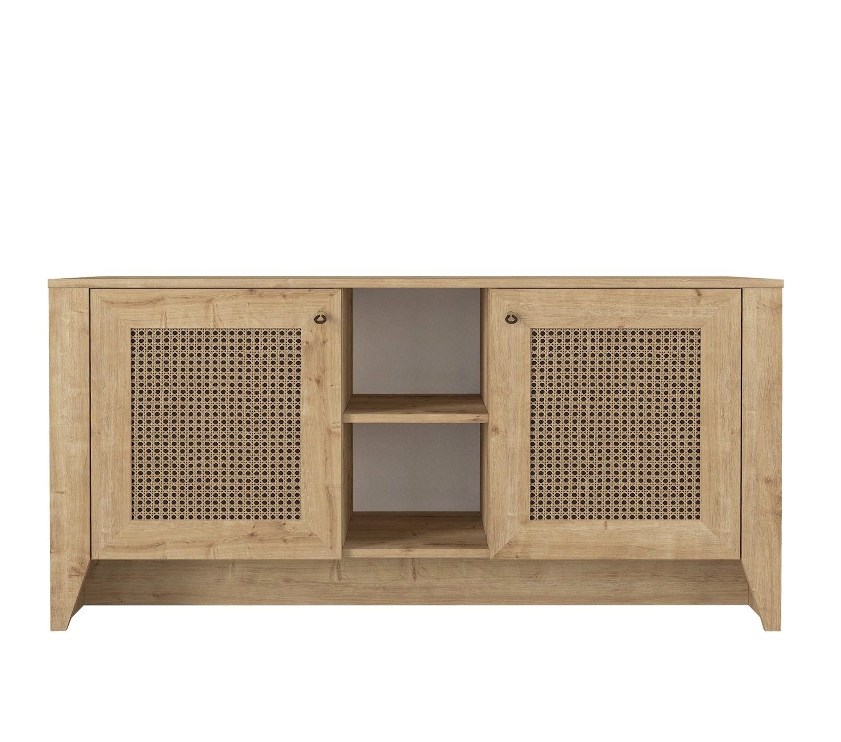 moebel17 Anrichte Sideboard Madura Saphir Hazeran, Sideboard aus Holzwerkstoff in Saphir - Hazeran Muster, Die Kommode bietet viel Stauraum für Geschirr, Porzellan oder andere Wohnutensilien, Ein echter Blickfang für Ihr Wohnzimmer, Schlafzimmer, Küc