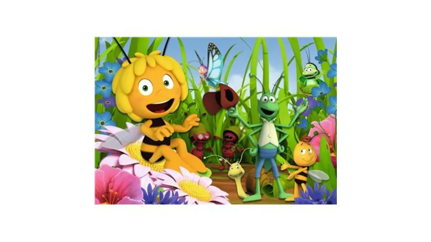 Ravensburger Puzzle - Biene Maja auf der Blumenwiese, 2x12 Teile