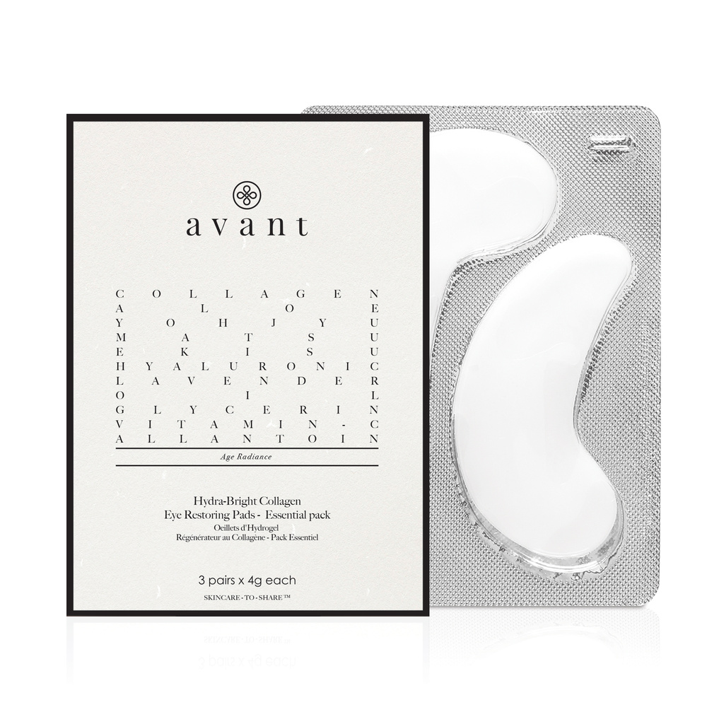 Avant Skincare Pack Essentiel - Oeillets d'Hydrogel Régénérateur au Collagène Contour du regard et des lèvres