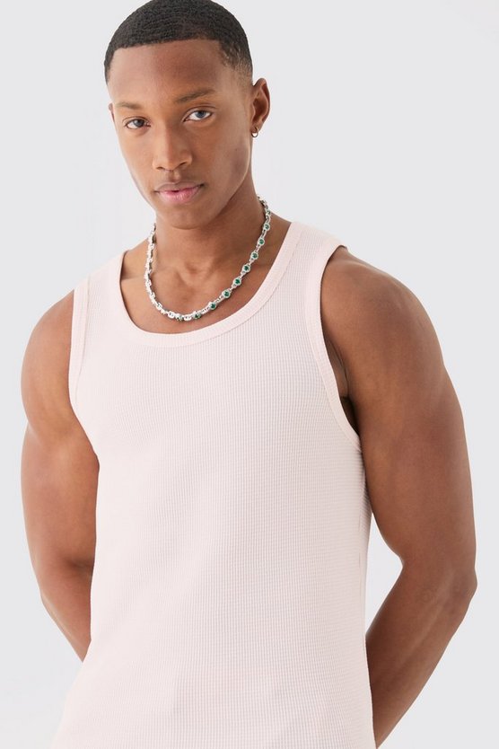 Tanktop in Waffeloptik