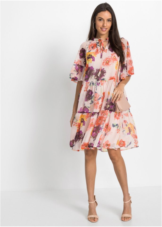 Kleid mit Blütendruck
