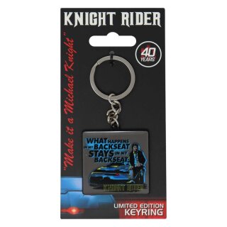 Knight Rider Metall Schlüsselanhänger 40th Anniversary (Limited Edition)