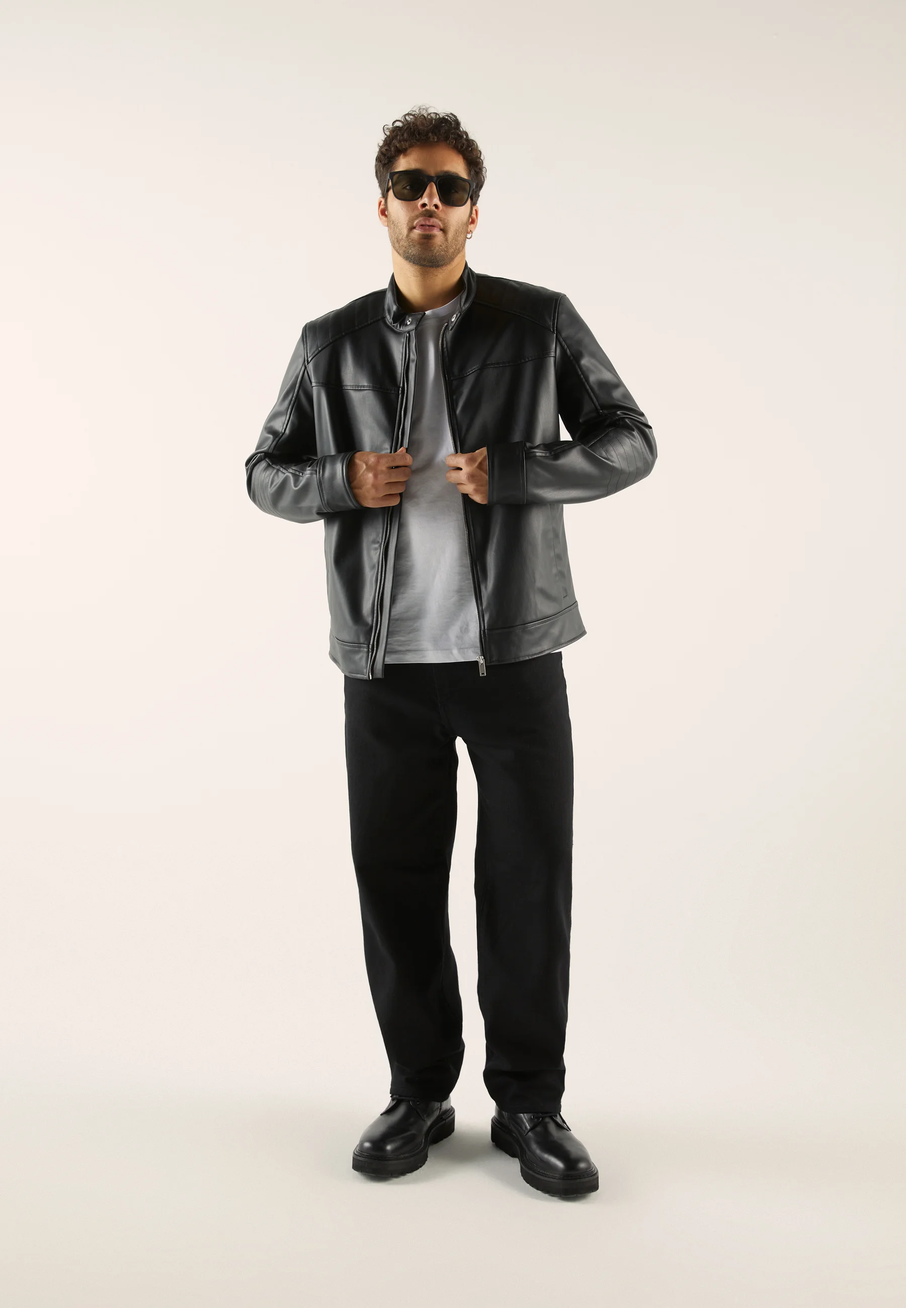 Chaqueta de piel sintética Pier One