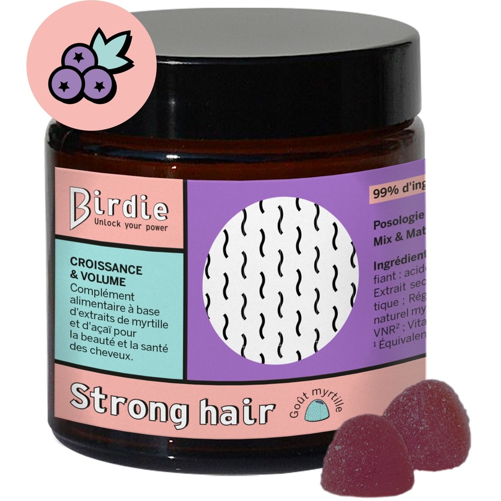 birdie nutrition Strong Hair Croissance & Volume