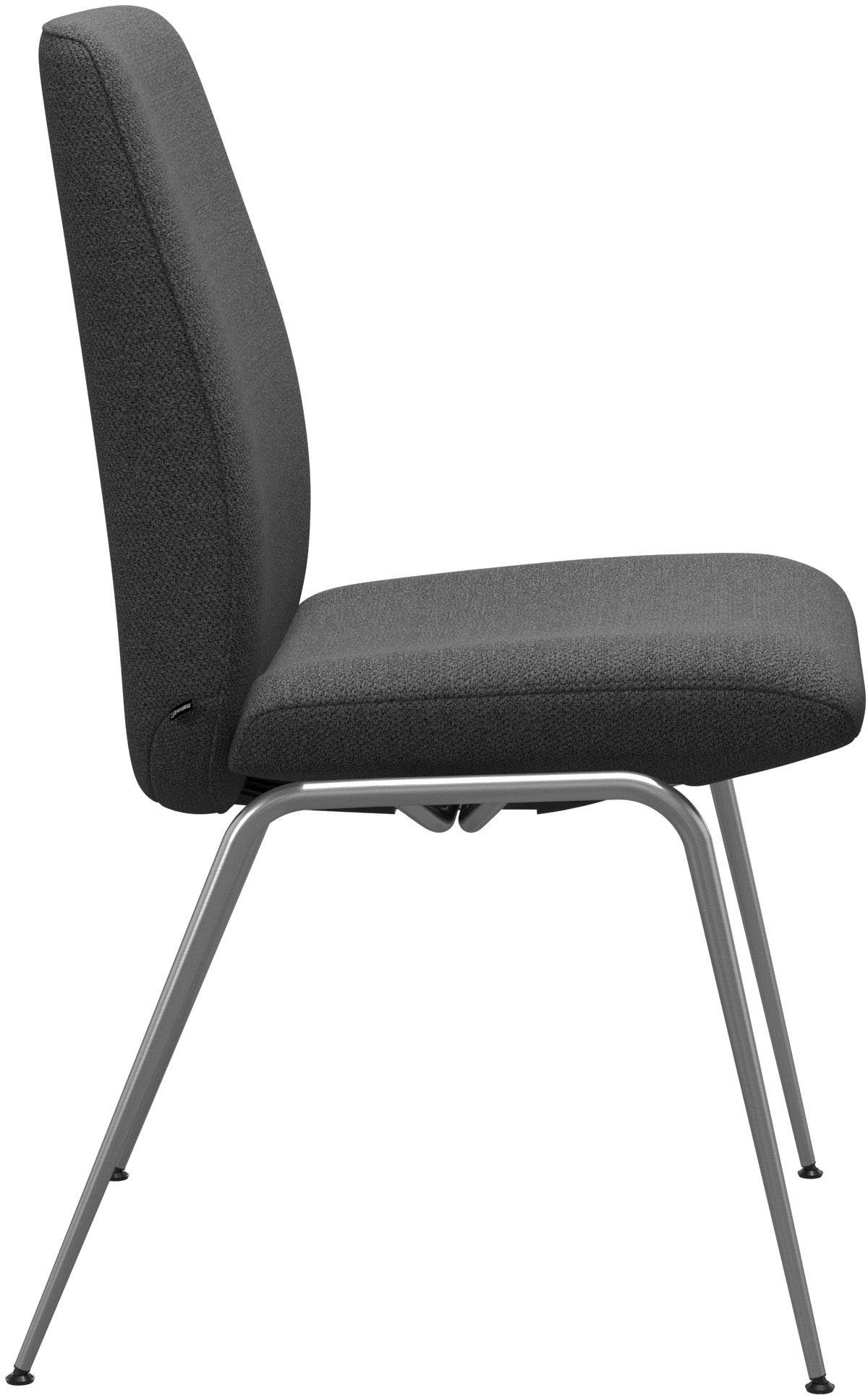 Stressless® Polsterstuhl Laurel, Low Back, Größe L, mit Beinen aus Stahl in Chrom glänzend