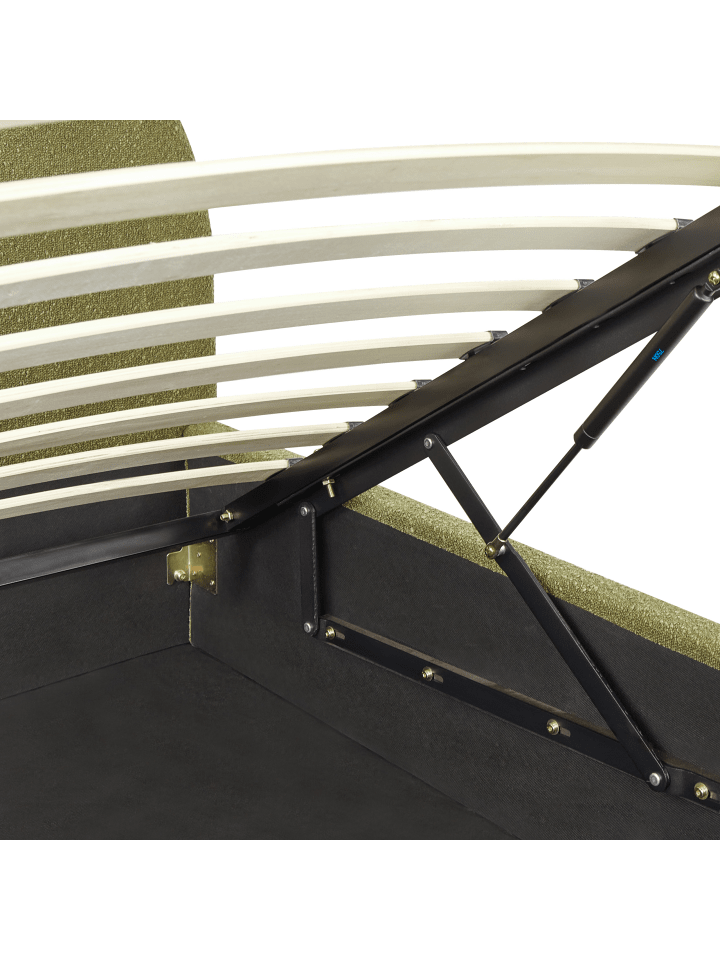 Beliani Doppelbett VAUCLUSE in Grün - (W) 194 x (H) 112 x (L) 216 cm günstig kaufen onesize
