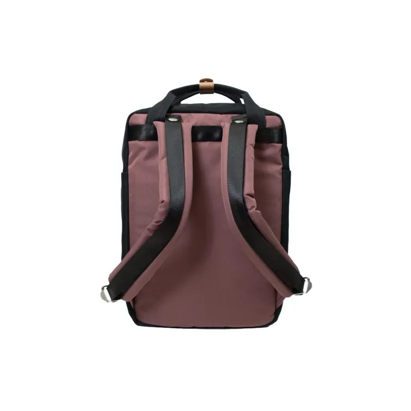 Doughnut Macaroon Reborn Backpack - plum x denim